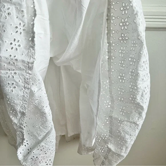 Bobi Los Angeles Eyelet Maxi Dress
